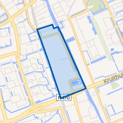 Kaartje van Bedrijventerrein Schieweg-Noord