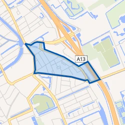 Kaart van Wippolder-Noord