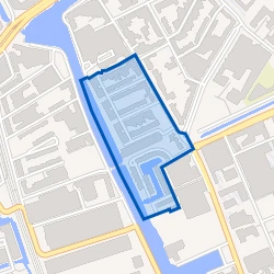 Kaart van Koningsveldbuurt