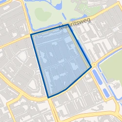 Kaart van Pr. Bernhardstraat en omgeving