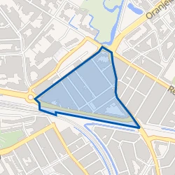 Kaart van Transvaalstraat en omgeving