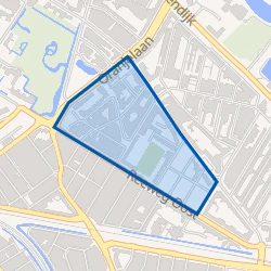 Kaart van Indische Buurt-Noord