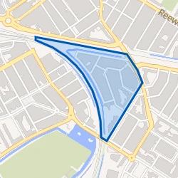 Kaart van Hoekenessestraat en omgeving