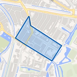 Kaart van Heysterbachstraat en omgeving
