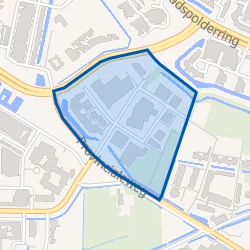 Kaartje van Egstraat en omgeving