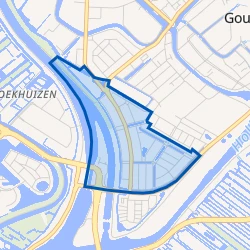 Kaart van De Korte Akkeren Nieuw