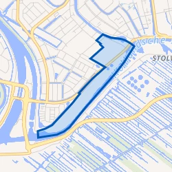 Kaart van Industrieterrein Hollandsche IJssel