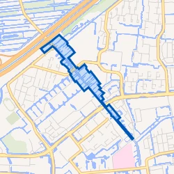 Kaart van Bloemendaalseweg