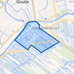 Kaart van Stolwijkersluis West