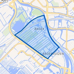 Kaart van Oostpolder in Schieland
