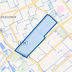 Kaart van Kerketuinen en Zichtenburg