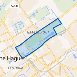 Kaart van Haagse Bos