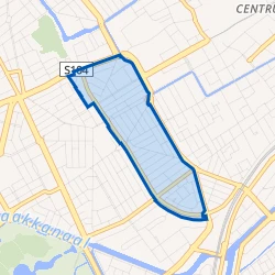 Kaart van Schildersbuurt-West