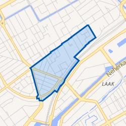 Kaart van Schildersbuurt-Oost