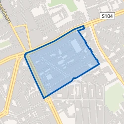 Kaart van Transvaalkwartier-Noord