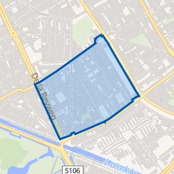 Kaart van Transvaalkwartier-Zuid