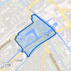 Kaart van Laakhaven-Oost