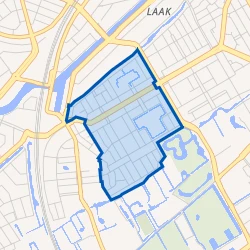Kaart van Laakkwartier-West