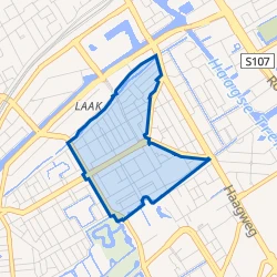 Kaart van Laakkwartier-Oost