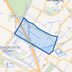Kaart van Ambachtszone