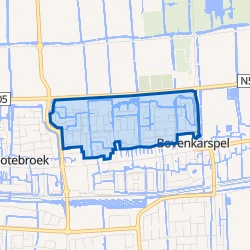 Kaart van Rozeboom