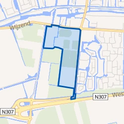 Kaartje van Grootebroek buitengebied zuid