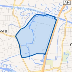 Kaart van Kamphuizerpolder