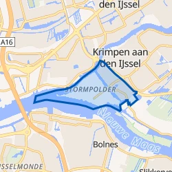 Kaart van Oud Krimpen