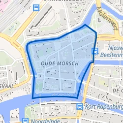 Kaart van d'Oude Morsch