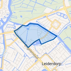 Kaart van Buitenhof-Midden-West