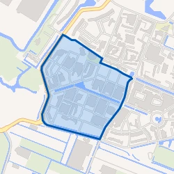 Kaart van Vrouwenpolder
