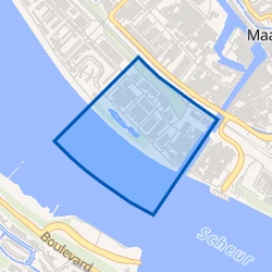 Kaartje van Nieuwe waterweg