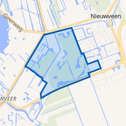 Kaartje van Nieuwveen Buitengebied West