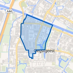 Kaart van Bloemenbuurt