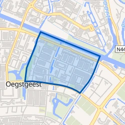 Kaart van Schildersbuurt