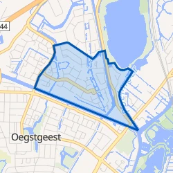 Kaart van Haaswijk-Oost