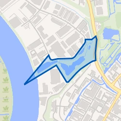 Kaartje van Ecozone Nieuwland