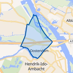 Kaart van Oostendam