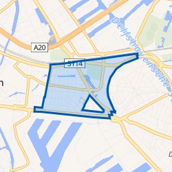 Kaart van Oud Mathenesse
