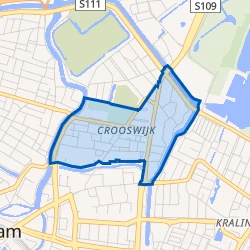 Kaart van Oud Crooswijk