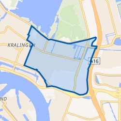 Kaart van Kralingen Oost