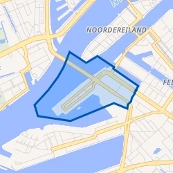 Kaart van Kop van Zuid