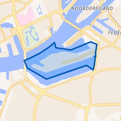 Kaart van Katendrecht