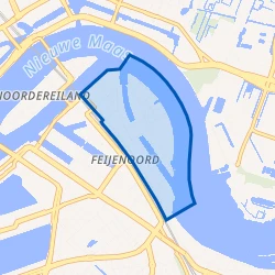 Kaart van Feijenoord