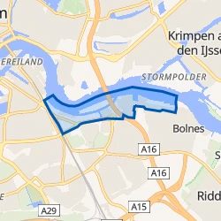 Kaart van Oud IJsselmonde