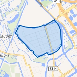 Kaartje van Bedrijvenpark Noord-West