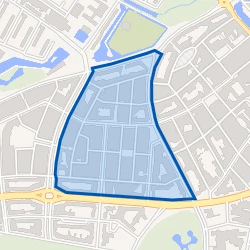 Kaart van Schrijversbuurt