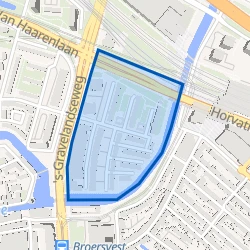 Kaart van Hollandiabuurt