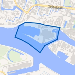 Kaartje van Bedrijventerrein Het Plaatje
