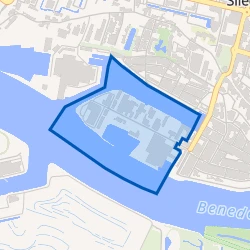 Kaartje van Bedrijventerrein Kerkerak